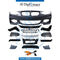 Front Bumper, WITH SENSOR AND WIPER Hole, M Look, COMPLETE for BMW 2 Series F22 (2017-2021) models, Part Number T-51118058063-CO