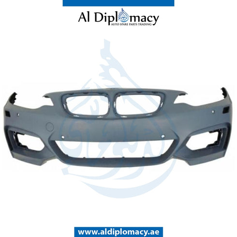 Front Bumper, WITH SENSOR AND WIPER HOLE for BMW 2 Series F22 (2017-2021) models, Part Number T-51118058064