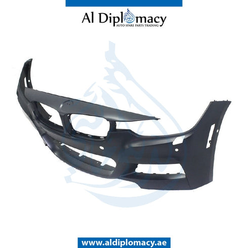 Front Bumper, WITH SENSOR AND WIPER HOLE for BMW 3 Series F30 (2011-2015) models