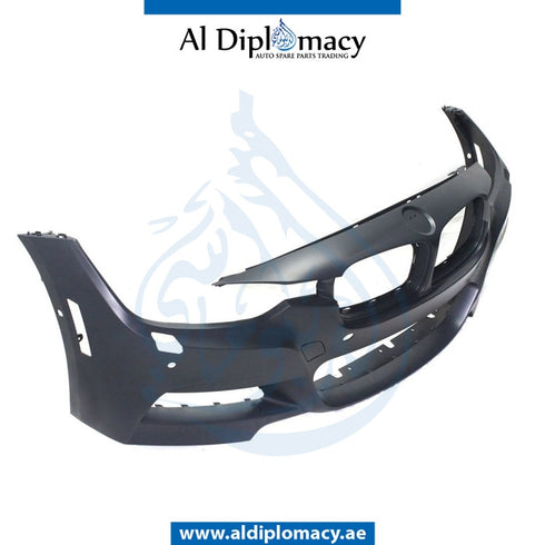 Front Bumper, WITH SENSOR AND WIPER HOLE for BMW 3 Series F30 (2011-2015) models