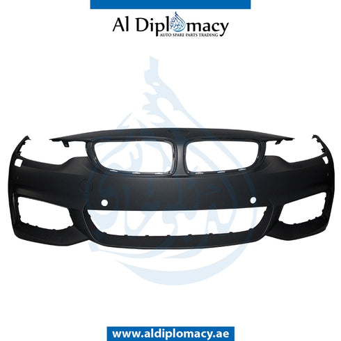 Front Bumper, WITH SENSOR AND WIPER HOLE for BMW 4 Series F32 (2013-2017) models, Part Number T-51118060879
