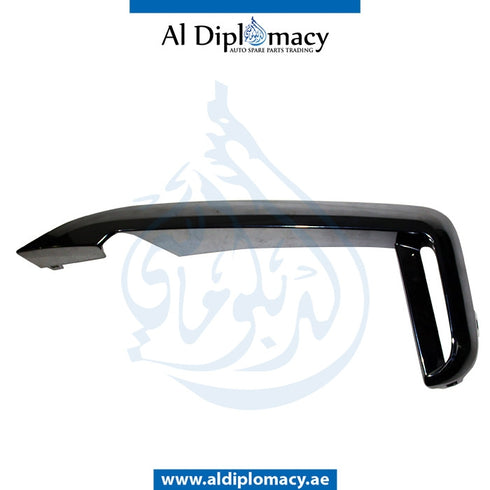 Front Left Lower BUMPER MOLDING for BMW 7 Series G11 (2015) models, Part Number T-51118061119