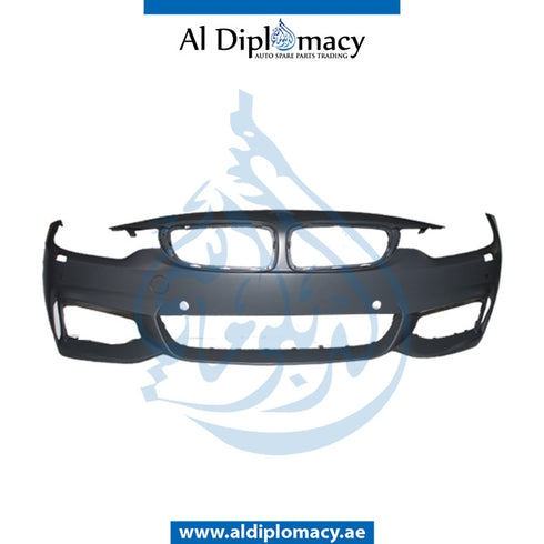 Front Bumper, WITH SENSOR AND WIPER HOLE for BMW 4 Series F32 (2013-2017) models