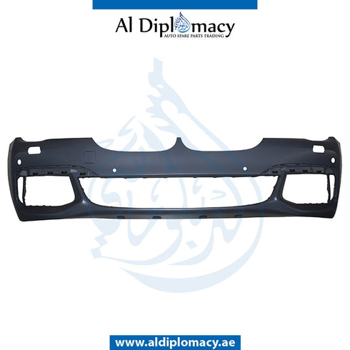 Front Bumper, WITH SENSOR AND WIPER Hole, M-tec LED TYPE for BMW 7 Series G11 (2015) models, Part Number T-51118064751 (LED TYPE)