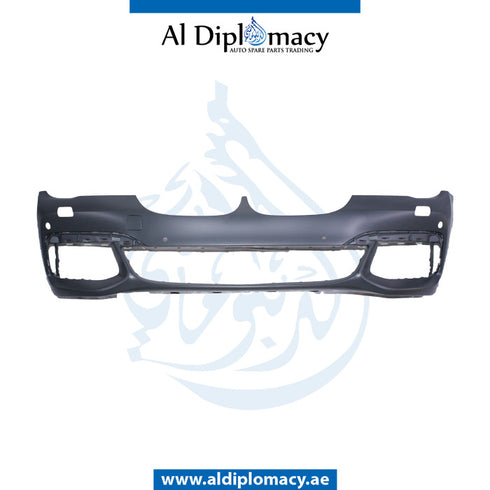 Front Bumper, WITH SENSOR AND WIPER Hole, M PERFORMANCE for BMW 7 Series G11 (2015) models