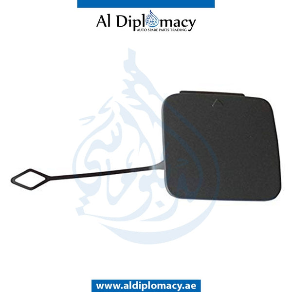 Front BUMPER TOWING HOOK COVER for BMW 7 Series G11 (2015) models, Part Number T-51118064756