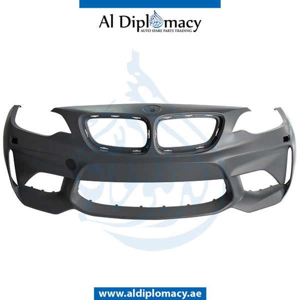 Front Bumper, WITHOUT SENSOR Hole, WITH WIPER HOLE for BMW 2 Series F87 (2018-2021) models, Part Number T-51118068509
