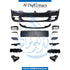 Front Bumper, With Sensor And Wiper Hole, M-Performance Look, Complete, Bmw 5 Series G30 Models By Taiwan, Part Number 51118069075
