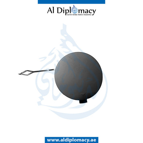 Front BUMPER TOWING HOOK COVER for BMW X1 Series F48 (2015-2019) models, Part Number T-51118072810