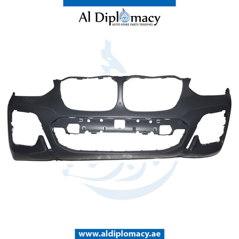 Front Bumper, WITH SENSOR Hole, M SPORT for BMW X3 Series G01 (2017-2021) models, Part Number T-51118091987