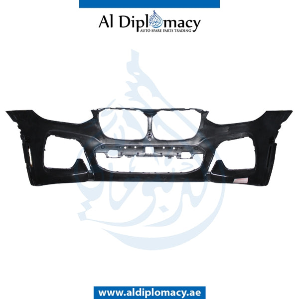 Front Bumper, WITH SENSOR Hole, M STYLE for BMW X3 Series G01 (2017-2021) models, Part Number T-51118091990