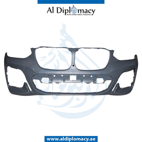 Front Bumper, WITH SENSOR Hole, M STYLE for BMW X3 Series G01 (2017-2021) models