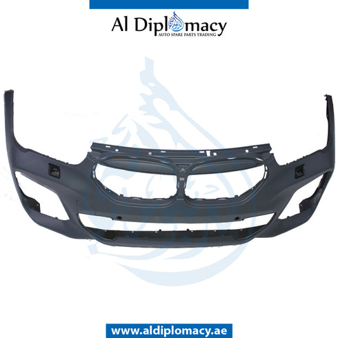 Front Bumper, WITH SENSOR AND WIPER HOLE for BMW X1 Series F48 (2016-2019) models, Part Number T-51119883768