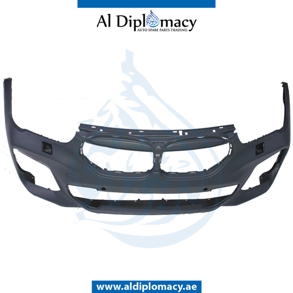 Front Bumper, WITH SENSOR AND WIPER HOLE for BMW X1 Series F48 (2016-2019) models, Part Number T-51119883768