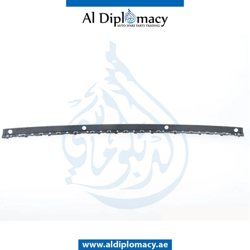 Rear BUMER Molding, CENTER for BMW 7 Series E65 (2001-2008) models, Part Number T-51127043365