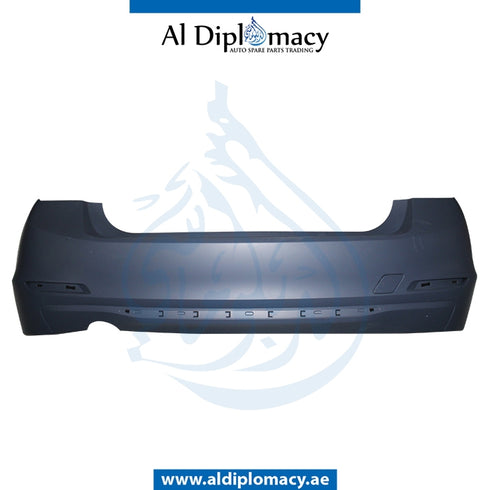 Rear Bumper, WITHOUT SENSOR HOLE for BMW 3 Series F30 (2011-2015) models, Part Number T-51127312730