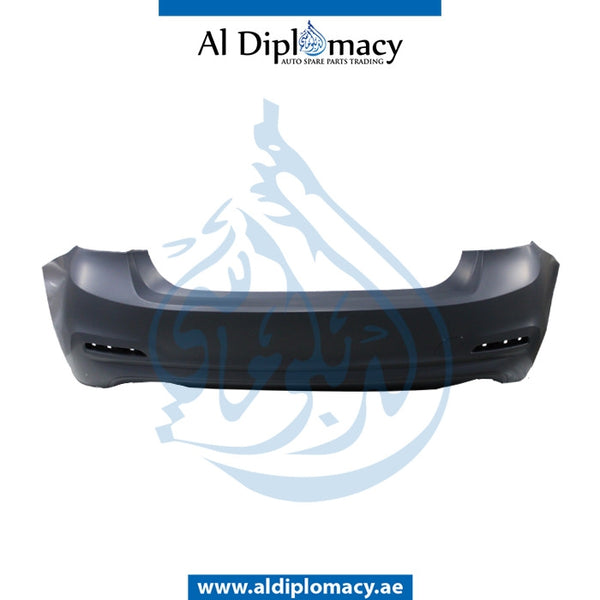 Rear Bumper, WITHOUT SENSOR HOLE for BMW 3 Series F30 (2015-2019) models, Part Number T-51127384597