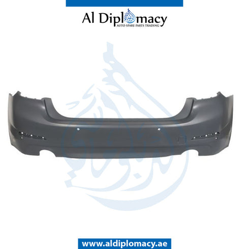 Rear Bumper, WITH SENSOR HOLE for BMW 5 Series G30 (2016-2020) models, Part Number T-51127475593