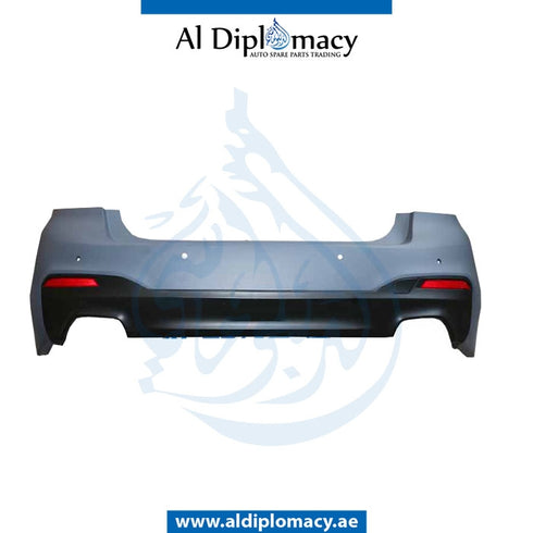 Rear Bumper, WITH SENSOR Hole, Complete, M-tec for BMW 5 Series G30 (2016-2020) models, Part Number T-51128073725-CO