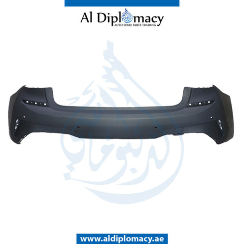 Rear Bumper, WITH SENSOR Hole, M Tec, COMPLETE for BMW 3 Series G20 (2018-2022) models, Part Number T-51128099904-CO