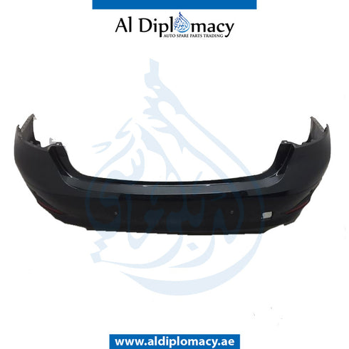 Rear Bumper, WITH SENSOR Hole, COMPLETE for BMW 3 Series G20 (2018-2022) models, Part Number T-51128493934