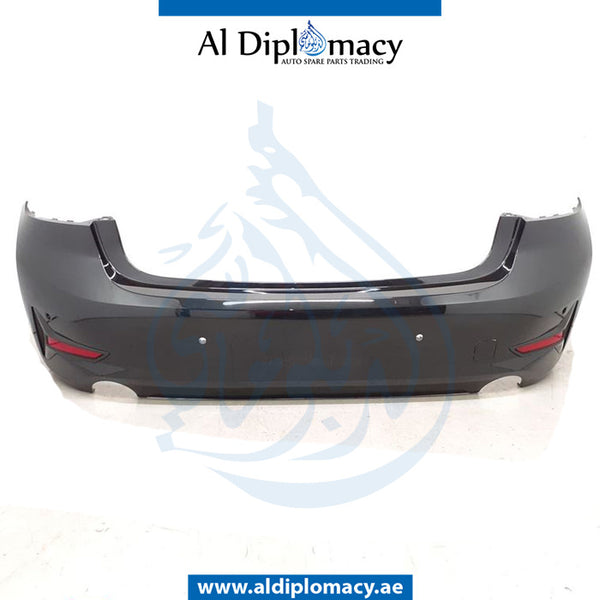 Rear Bumper, WITH SENSOR Hole, COMPLETE for BMW 3 Series G20 (2018-2022) models, Part Number T-51128493935