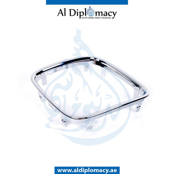 Left SHOW GRILLE CHROME FRAME for BMW 3 Series E34 (1987-1996) models, Part Number T-51131973897