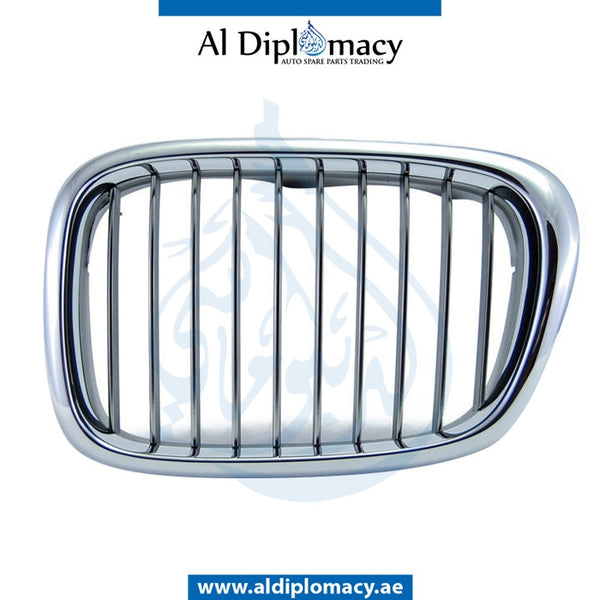 Left SHOW GRILLE for BMW 5 Series E39 (1995-2003) models, Part Number T-51132497261