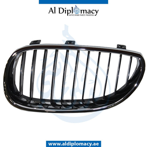 Left SHOW GRILLE for BMW 5 Series E60 (2004-2010) models, Part Number T-51137027061