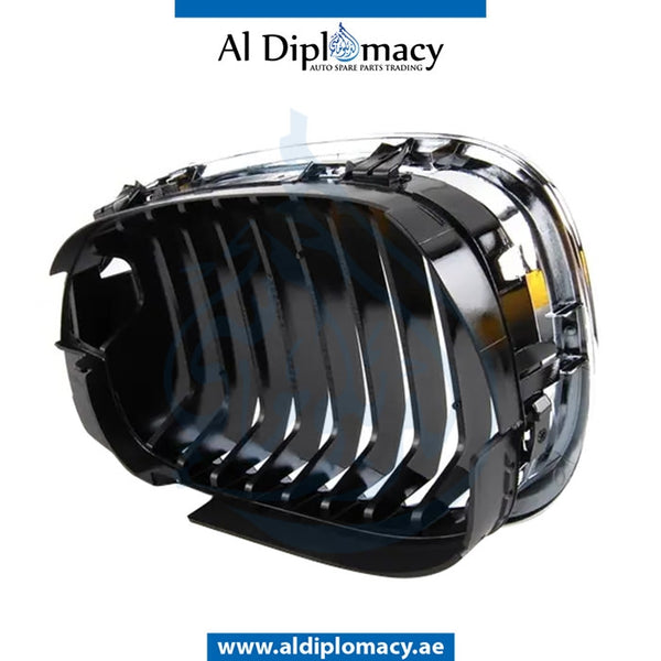 Right SHOW Grille, CHROME for BMW 3 Series E46 (1998-2005) models, Part Number T-51137064318