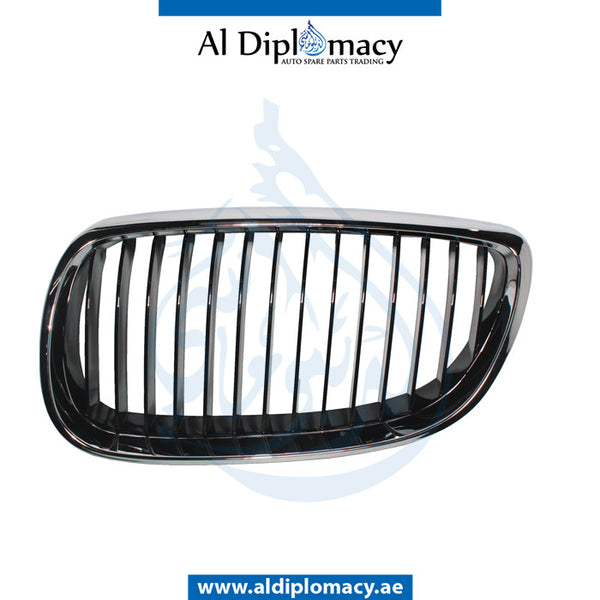 Left SHOW Grille, CRHOME & BLACK for BMW 3 Series E92 (2005-2013) models, Part Number T-51137157275