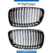 SHOW Grille, CHROME & Black, SET for BMW 1 Series E81 (2007-2011) models, Part Number T-51137179655+T-51137179656