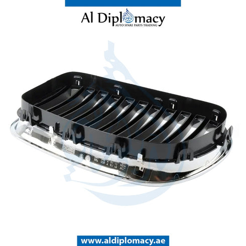 Right SHOW Grille, CHROME & BLACK for BMW 5 Series F10 (2010-2016) models