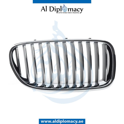 Right SHOW Grille, CHROME & BLACK for BMW 5 Series F10 (2010-2016) models
