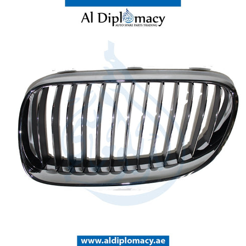 Left Grille, CHROME for BMW 3 Series E92 (2005-2013) models, Part Number T-51137254969