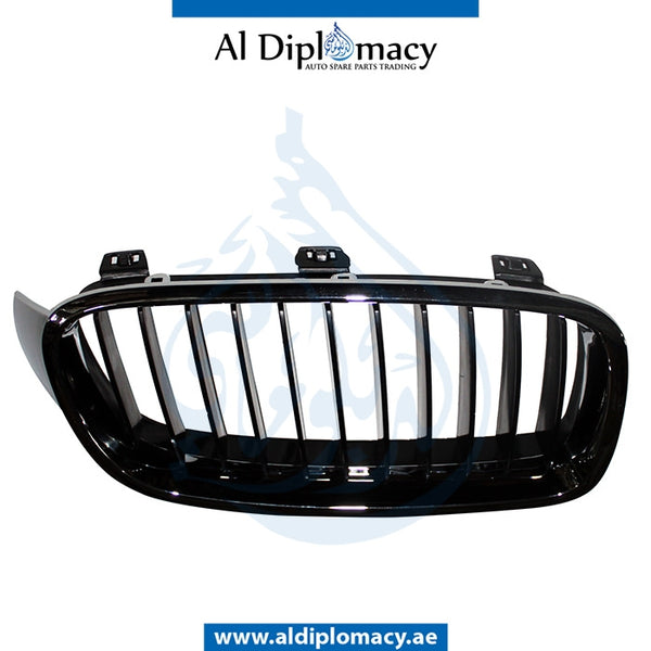 Right SHOW Grille, CHROME & BLACK for BMW 3 Series F30 (2015-2019) models, Part Number T-51137255412