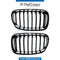 SHOW Grille, CHROME Black, SET for BMW 1 Series F20 (2011-2015) models, Part Number T-51137262117+T-51137262118