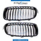 SHOW Grille, CHROME & Black, SET for BMW 3 Series F30 (2015-2019) models, Part Number T-51137263481+T-51137263482