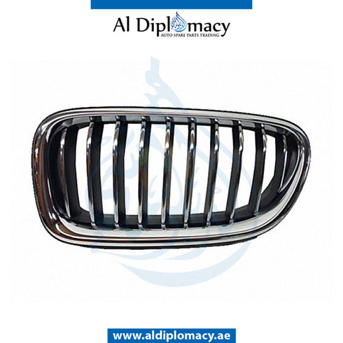 Left SHOW Grille, WITHOUT NIGHT VISION for BMW 5 Series F10 (2010-2016) models, Part Number T-51137336477
