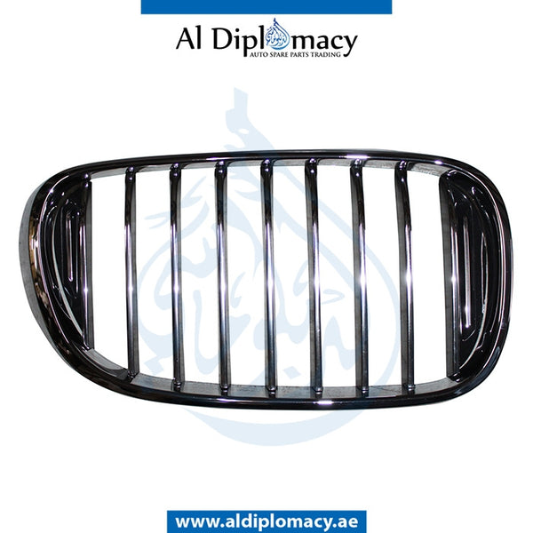Left SHOW Grille, 9 SLOT BASIS for BMW 7 Series G11 (2015) models, Part Number T-51137357011