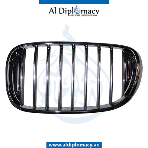 Right SHOW Grille, 9 SLOT BASIS for BMW 7 Series G11 (2015) models, Part Number T-51137357012