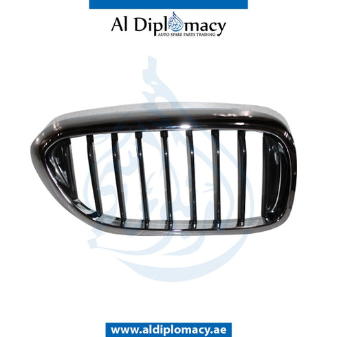 Right SHOW Grille, CHROME BLACK for BMW 5 Series G30 (2016-2020) models, Part Number T-51137390864