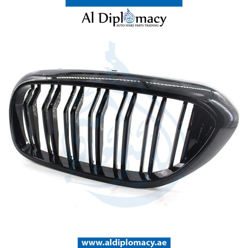 Left Side Show Grille Chrome & Black, Bmw 5 Series G30 Models By Taiwan, Part Number 51137390865