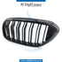 Left Side Show Grille Chrome & Black, Bmw 5 Series G30 Models By Taiwan, Part Number 51137390865