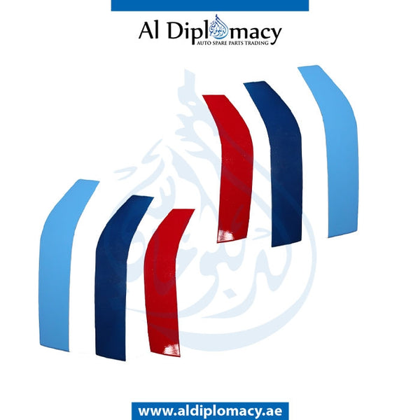 SHOW Grille, Black,three COLOR Type, SET for BMW 5 Series F10 (2010-2016) models, Part Number T-51138057223/224 THREE COLOR