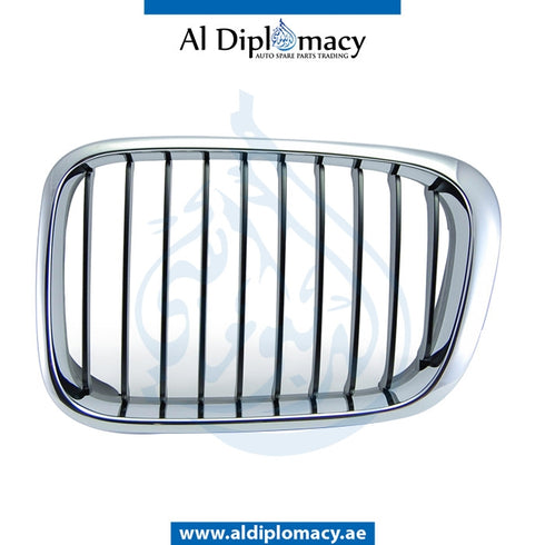 Left SHOW GRILLE for BMW 3 Series E46 (1998-2005) models, Part Number T-51138208487