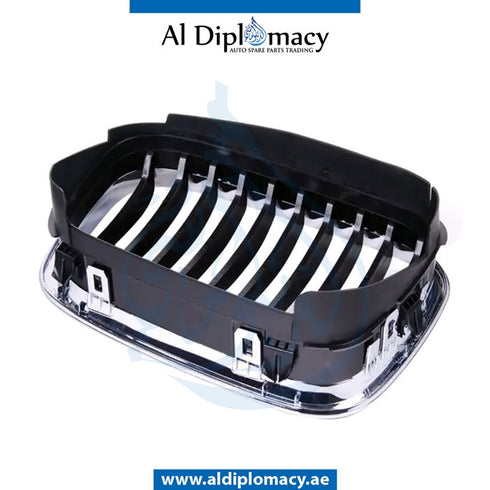 Left SHOW Grille, CHROME for BMW 3 Series E46 (1998-2005) models