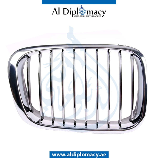 Right SHOW Grille, CHROME for BMW 3 Series E46 (1998-2005) models, Part Number T-51138208490