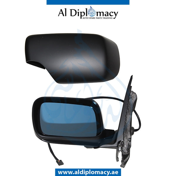Left Mirror, WITH Glass, AND Cover, COMPLETE for BMW 3 Series E46 (1998-2005) models, Part Number T-51167003423-CO