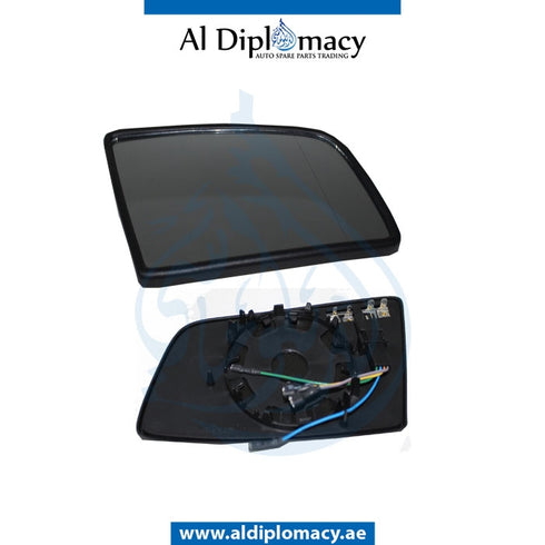 Right Mirror GLASS for BMW 5 Series E60 (2004-2010) models, Part Number T-51167168184